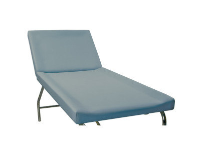 Upholstery 65cm wide with lateral paddings for examining couch class M1 flame retardant covering