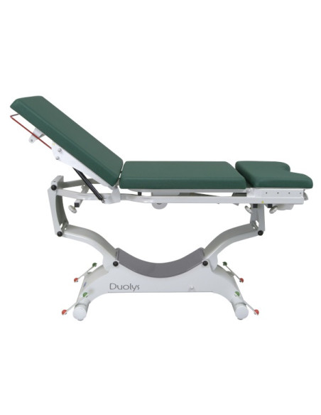 Divan mixte DUOLYS HV elec.49à95 cm appui jambes/ blockn roll capacité 200kg++ / 2005x730x950mm