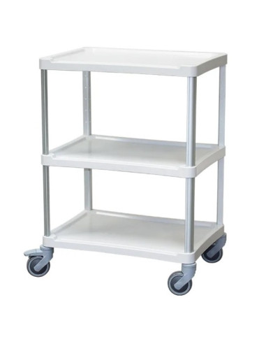 Medical trolley Resine 600x400 3 trays