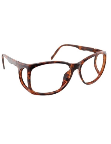 Lunettes anti-x PERSOL 0,75mm éqPb correction monofocale-anti-reflet et EqPb 0,50mm latéral - réalisation sur ordonnance