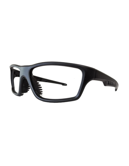 X-ray protective glasses RAZER EqPb.0,75mm single vision black Side shields 0,50mm Eq Pb - Made on medical prescription