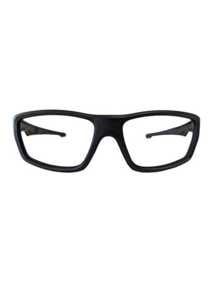 X-ray protective glasses RAZER EqPb.0,75mm single vision black Side shields 0,50mm Eq Pb - Made on medical prescription