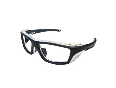 Lunettes anti-x RAZER Eq Pb 0,75mm frontal monofocal - noir et EqPb 0,50mm latéral - réalisation sur ordonnance