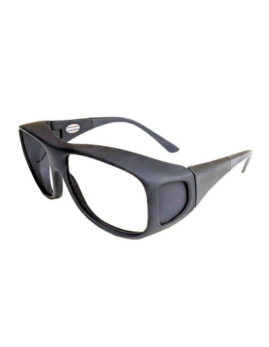 Surlunettes FITGUARD BETA Pb 0,75mm - noir - traitées anti-buée avec plombage latéral 0,50mm