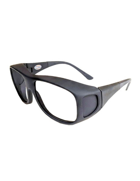 Surlunettes FITGUARD BETA Pb 0,75mm - noir - traitées anti-reflets avec plombage latéral 0,50mm