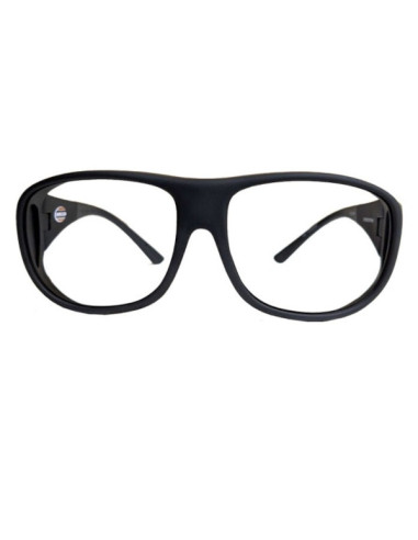 Surlunettes FITGUARD BETA Pb 0,75mm - noir - traitées anti-reflets avec plombage latéral 0,50mm Surlunettes FITGUARD BETA Pb 0,75mm - noir - traitées anti-reflets avec plombage latéral 0,50mm