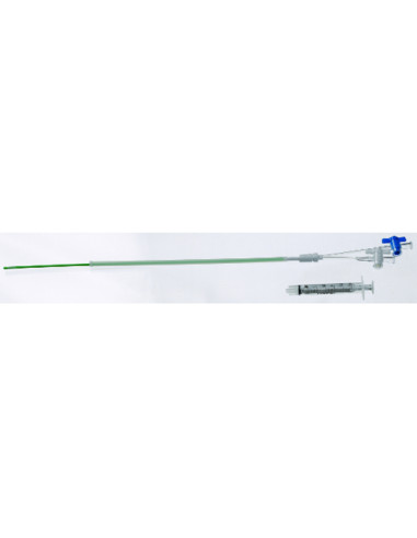 Hysterosalpingography HSG catheter 5,5F x 40cm - latex free balloon Sterile - disposable - box of 10