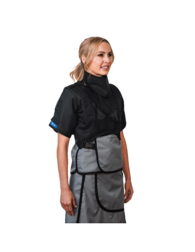 Bouclier BAT eq Pb 0,35 - poitrine,aiselle,thyroïde - taille SM eq Pb du protège thyroïde 0.50 Bouclier BAT eq Pb 0,35 - poitrine,aiselle,thyroïde - taille SM eq Pb du protège thyroïde 0.50