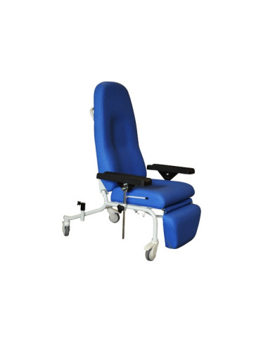 CAYEUX sampling chair – Independent backrest and leg support on wheels CAYEUX sampling chair – Independent backrest and leg support on wheels