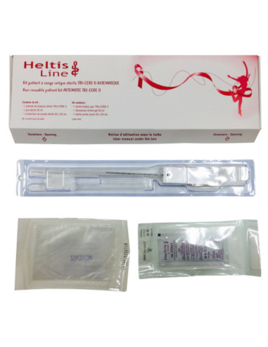 Kit biopsie mammaire unipatient automatique TRUCORE II 14G 10cm gel et protection de sonde stérile