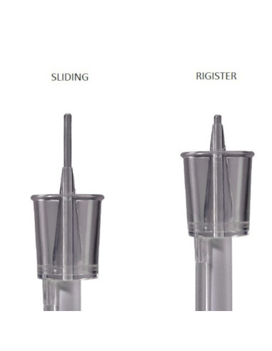 Sterile sliding hysterosalpingography cups SLIDING RIGISTER d. 25mm box of 10 Sterile sliding hysterosalpingography cups SLIDING RIGISTER d. 25mm box of 10