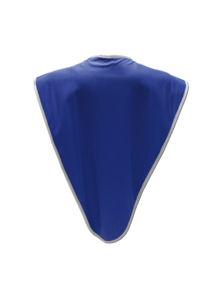 Anti-X cape,sitting position, lxl 60x60 eq.Pb0.35mm+spinal protection unique color blue 208