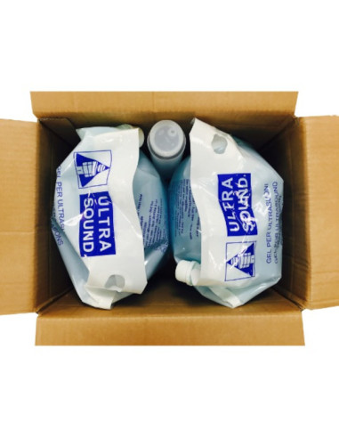 Gel échographie MODUL DIAGRAM transparent bleuté carton 2 poches 5L non stérile 2x5L + 1 flacon vide 260ml Gel échographie MODUL DIAGRAM transparent bleuté carton 2 poches 5L non stérile 2x5L + 1 flacon vide 260ml