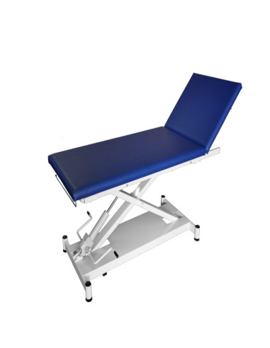 Roye hydraulic examination couch-2 sections- H:540-840,W:670,L:2000mm with roll holder Roye hydraulic examination couch-2 sections- H:540-840,W:670,L:2000mm with roll holder