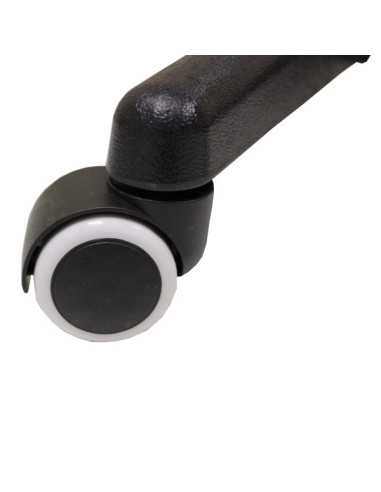 Tabouret à roulettes hauteur variable 500-660mm - noir 10 commande manuelle vérin à gaz Tabouret à roulettes hauteur variable 500-660mm - noir 10 commande manuelle vérin à gaz