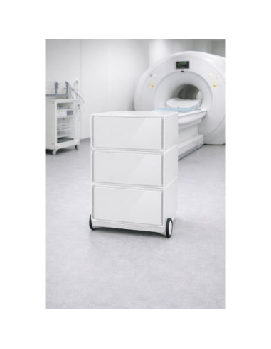 Amagnetic mobile cabinet with 3 drawers LM 13.3x32.5x40.5 cm dimensions : 650 x 425 x 436 mm