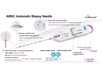 Biopsy gun automatic and semi automatic VeriEcto URO-V