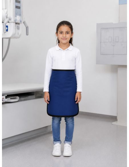 Half apron scratch closure Leaded-V