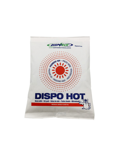 Coussin thermique chaud DISPOHOT 14 x 18 cm NT Carton x25 USAGE UNIQUE Coussin thermique chaud DISPOHOT 14 x 18 cm NT Carton x25 USAGE UNIQUE
